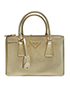 Double Zip Lux Tote Mini, front view